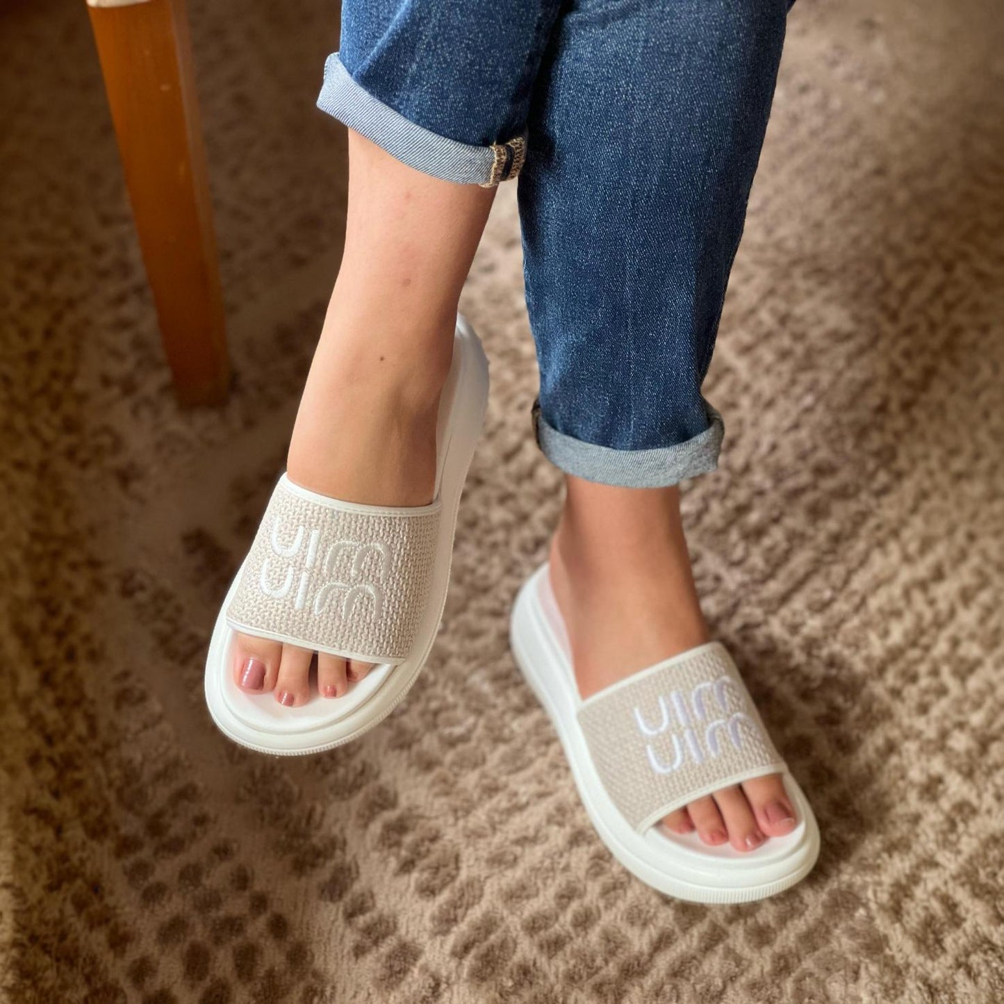 Miu Miu Sandales à logo appliqué