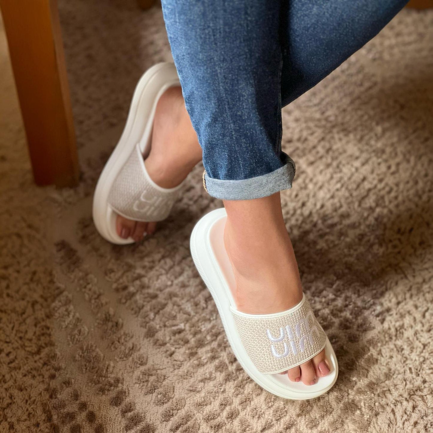 Miu Miu Sandales à logo appliqué
