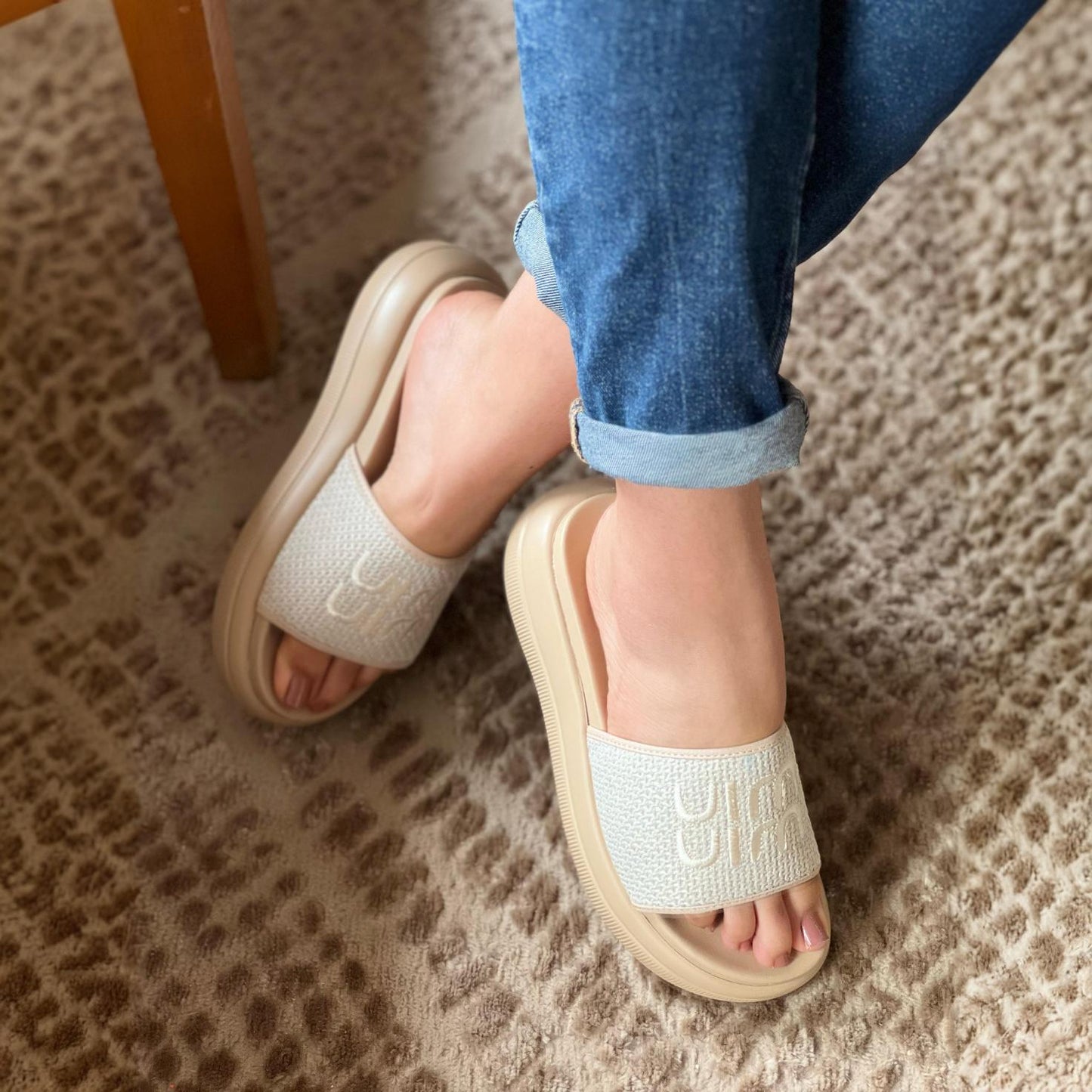 Miu Miu Sandales à logo appliqué