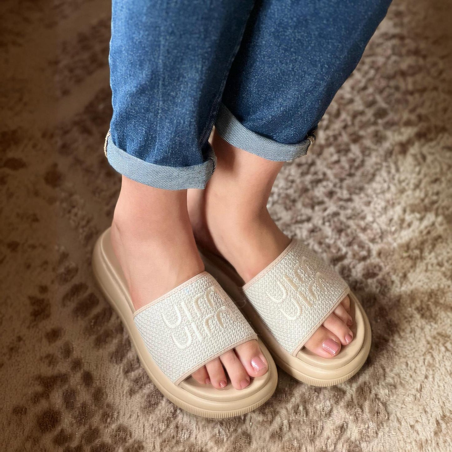 Miu Miu Sandales à logo appliqué
