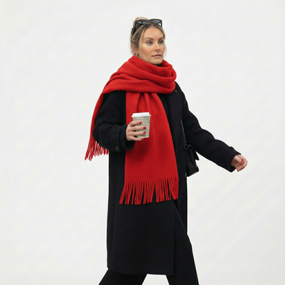 Cache-Cou Rouge Tendance – Doux, Chaud & Ultra Chic