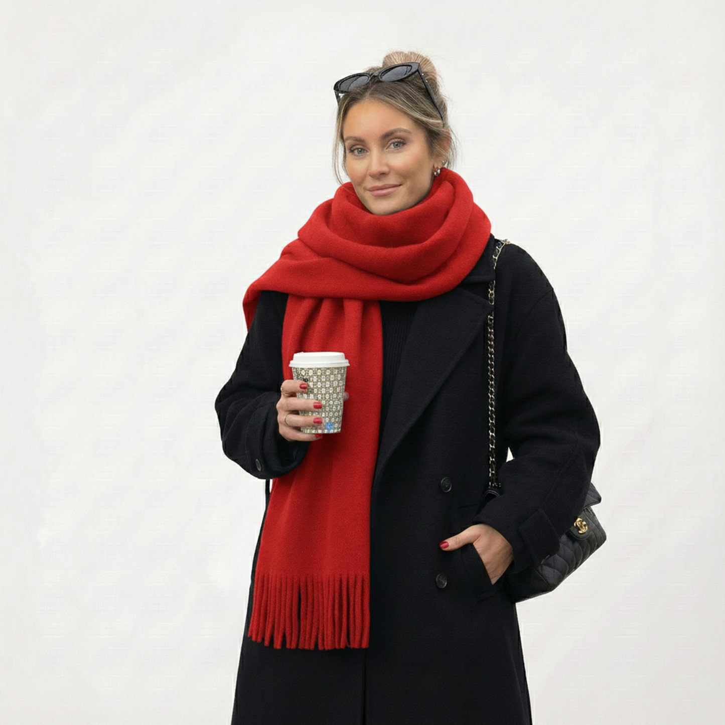 Cache-Cou Rouge Tendance – Doux, Chaud & Ultra Chic