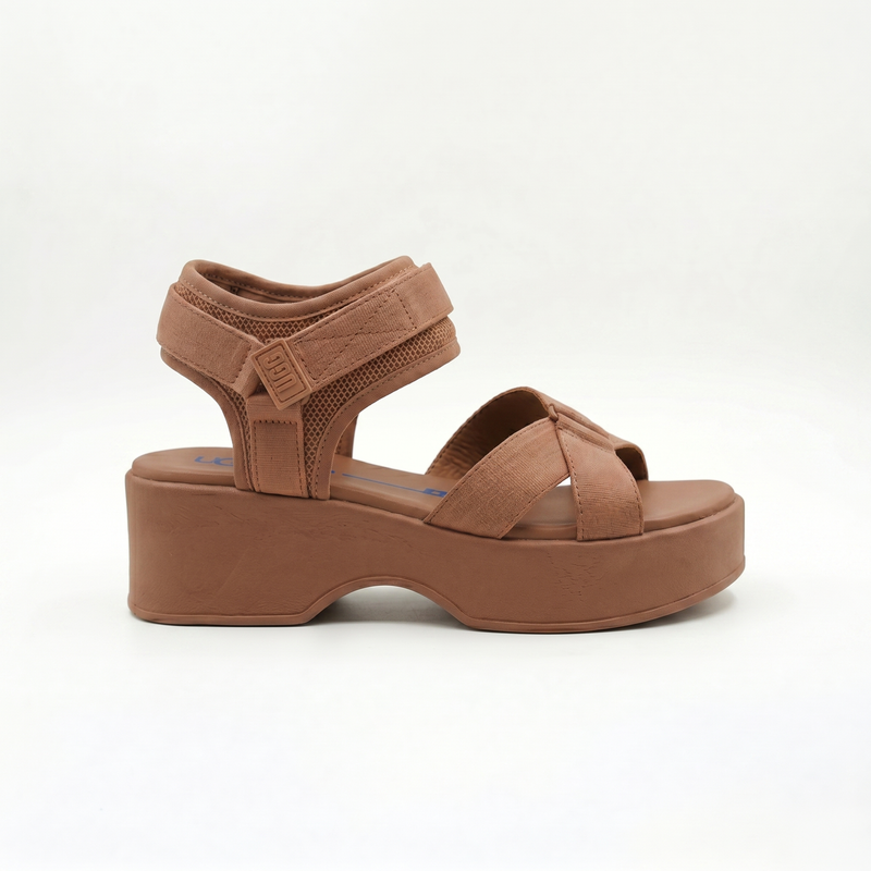 Sandales à Plateformes et Brides Velcro UGG