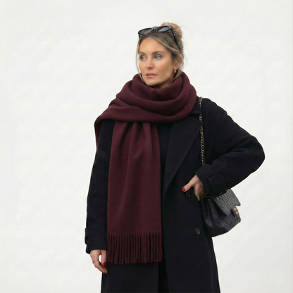 Cache-Cou Rouge Tendance – Doux, Chaud & Ultra Chic